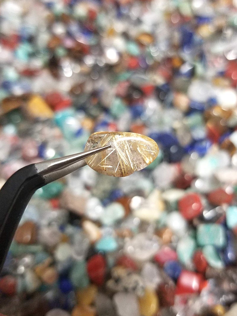 JM 1.1 lb Mixed Nature Stones & Crystal Tumbled Chips Gemstone Crushed Pieces Irregular Shaped Jewelry Making Home Crafts Projects Flower Pot Fish Tank Decoration Gift - Image 5